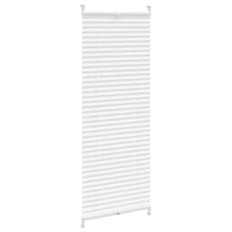 Berkfield Home Plisse Blind 50x150cm White Pleated Blind - Size: 50x150 cm - thumbnail 1