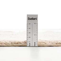 Wyld and Coco Beige Brown Plush Cotton Bath Mat Wavy Edge Geometric Design - Size: 80 cm - thumbnail 7
