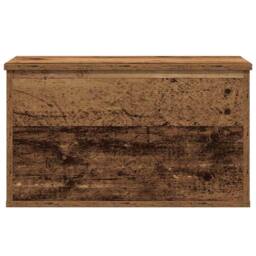 Berkfield Home Storage Box Old Wood 60x35x35 cm Made of Engineered Wood in Brown - Size: 60 x 35 x 35 cm - thumbnail 7