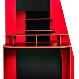 Cheshire Mahogany Gaming Highsleeper - Black & Red - Single (90cm) - thumbnail 6