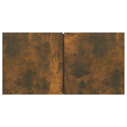 Berkfield Home Hanging TV Cabinet Smoked Oak 60x30x30 cm Engineered Wood in Brown - Size: 60 x 30 x 30 cm - thumbnail 4