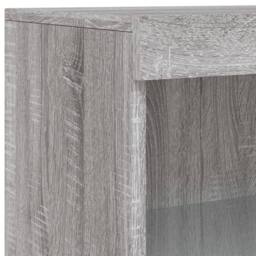 Berkfield Home Sideboard with LED Lights Grey Sonoma 60.5x37x100 cm - thumbnail 9