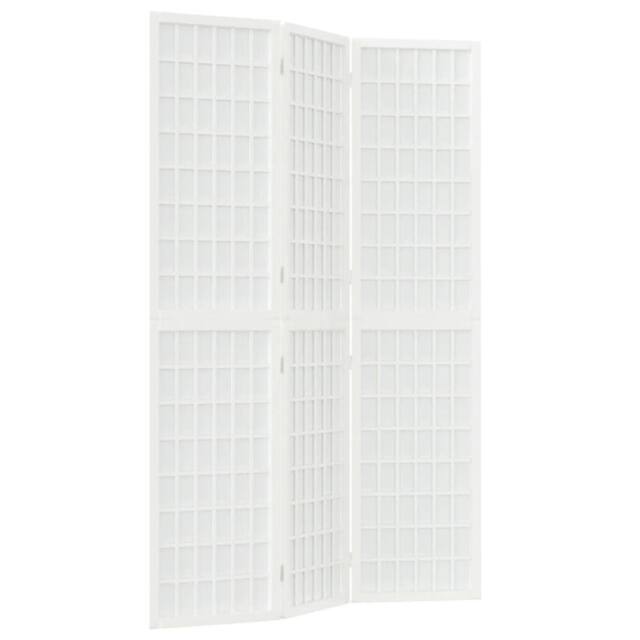 Berkfield Home Folding 3-Panel Room Divider Japanese Style 120x170 cm White - image 1