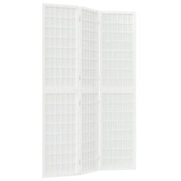 Berkfield Home Folding 3-Panel Room Divider Japanese Style 120x170 cm White