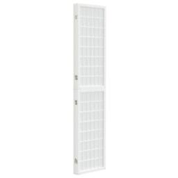 Berkfield Home Folding 3-Panel Room Divider Japanese Style 120x170 cm White - thumbnail 4