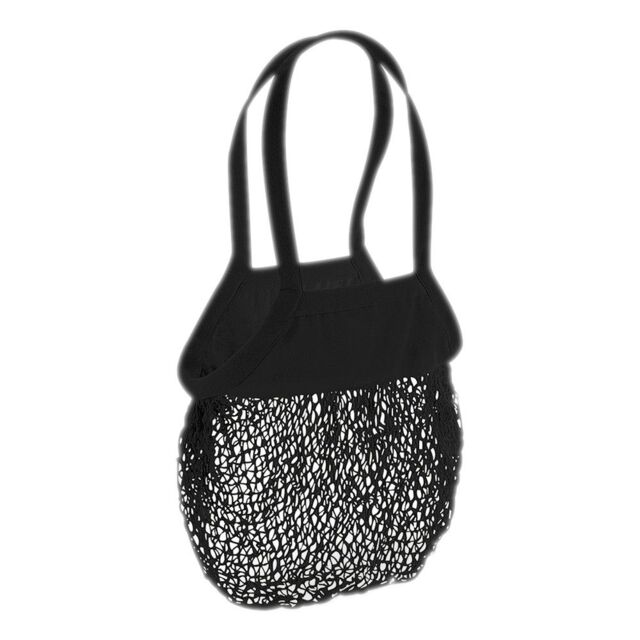 Westford Mill Cotton Mesh Grocery Bag in Black - image 1