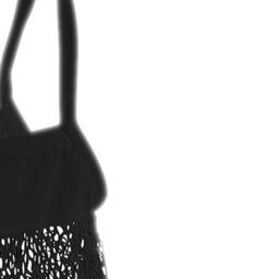 Westford Mill Cotton Mesh Grocery Bag in Black - thumbnail 2