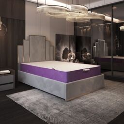 DS Living Reve Tanzanite Hybrid Gel-Flex Memory Foam Mattress in Grape - Size: Single - thumbnail 1