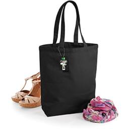 Westford Mill Plain Camden Shopper Shopping Bag (13 Litres) in Black - thumbnail 2