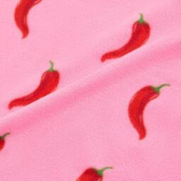 OHS Chilli Polar Fleece Throw Blanket Lightweight Bedspread in Pink - Size: 120 cm x 150 cm - thumbnail 5
