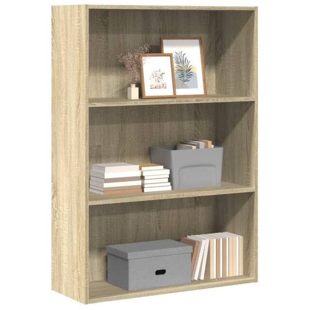 Berkfield Home Bookcase Sonoma Oak 80x30x114 cm Engineered Wood in Brown - Size: 80 x 30 x 114 cm - image 1