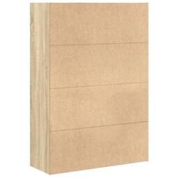 Berkfield Home Bookcase Sonoma Oak 80x30x114 cm Engineered Wood in Brown - Size: 80 x 30 x 114 cm - thumbnail 6