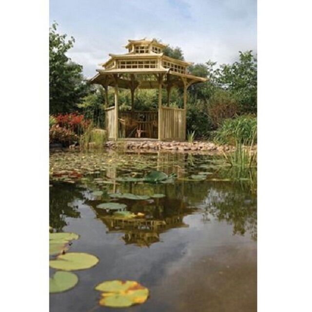 Rowlinsons Oriental Pagoda - L329 x W402.5 x H332 cm in Brown - image 1
