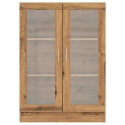 Berkfield Home Book Cabinet Artisan Oak 82.5x30.5x115 cm Engineered Wood in Brown - thumbnail 5