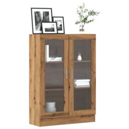 Berkfield Home Book Cabinet Artisan Oak 82.5x30.5x115 cm Engineered Wood in Brown - thumbnail 1