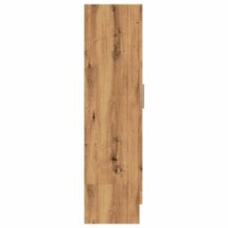 Berkfield Home Book Cabinet Artisan Oak 82.5x30.5x115 cm Engineered Wood in Brown - thumbnail 6