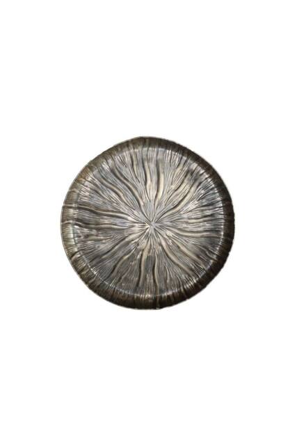 KDMD Antique Gold Eros Lily Plate Dia34cm - image 1