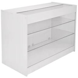 Monstershop K1200 Retail Product Display Cabinet - Brilliant White - thumbnail 1