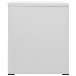 Berkfield Home Filing Cabinet Light Grey 46x62x72.5 cm Steel - thumbnail 4
