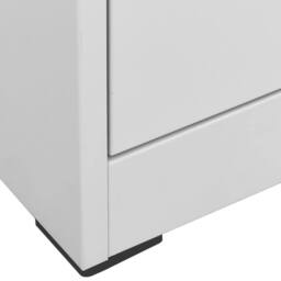 Berkfield Home Filing Cabinet Light Grey 46x62x72.5 cm Steel - thumbnail 5