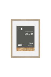 nielsen Skava 30 x 40cm Wooden Picture Frame With A4 Mount & Glass Front in Light Oak - Size: 30 x 40 cm