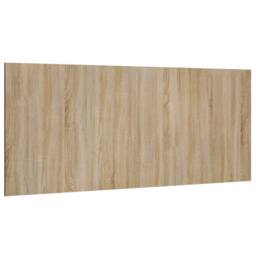 Berkfield Home Bed Headboard Sonoma Oak 200x1.5x80 cm Engineered Wood in Brown - thumbnail 1