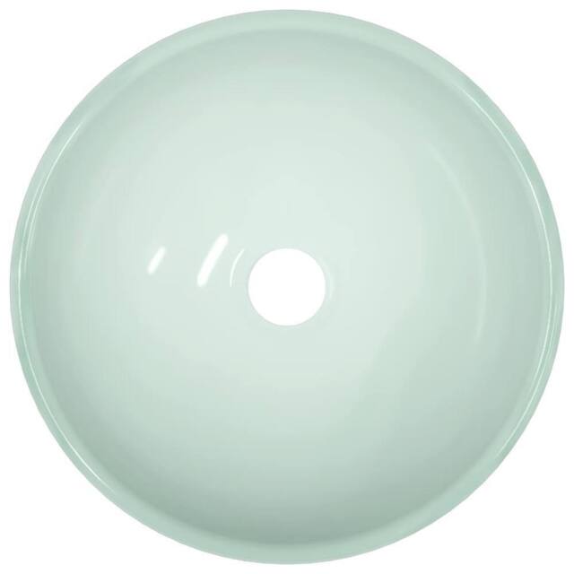 Berkfield Home Modern Basin Tempered Glass 30x12 cm White - image 1