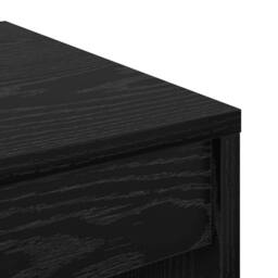 Berkfield Home Writing Desk Black oak Engineered wood 60 x 40 x 76 cm - thumbnail 8