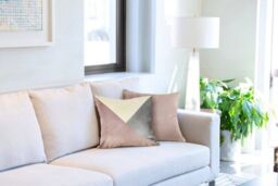 New Edge Blinds Picasso Cushion Cover in Natural - Size: 43 cm x 43 cm - thumbnail 2
