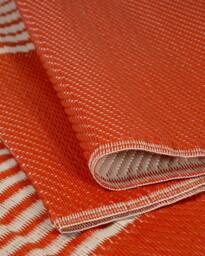 THE RUGS Reversible Weatherproof Outdoor Rug Wavy Lines Urban 1010 in Terracotta - Size: 90 cm x 150 cm - thumbnail 6