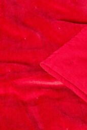 Homescapes Velvet Quilted Throw 100% Cotton, Soft & Luxurious Blanket in Red - Size: 150 cm x 200 cm - thumbnail 4