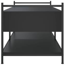 Berkfield Home Coffee Table Black 99x50x50 cm Engineered Wood - Size: 99 x 50 x 50 cm - thumbnail 7