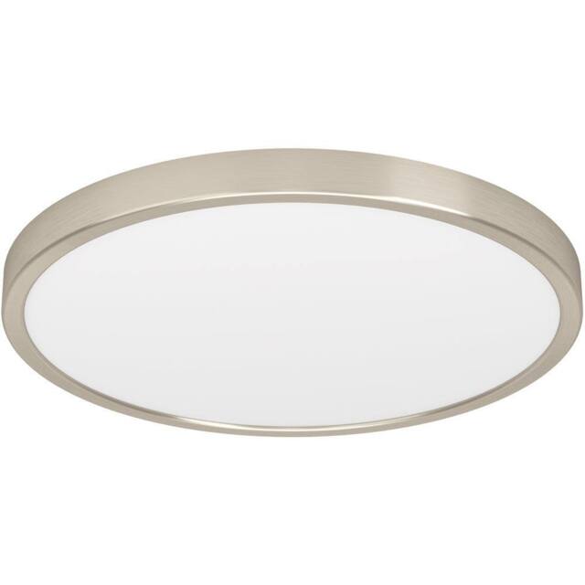 Loops Sleek Satin Nickel Round Ceiling Light for Stylish Indoor Space in Metallics - image 1