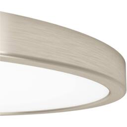 Loops Sleek Satin Nickel Round Ceiling Light for Stylish Indoor Space in Metallics - thumbnail 5