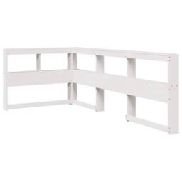 Berkfield Home Bookcase Bed without Mattress White 90x190cm Solid Wood Pine - Size: 90x190 cm - thumbnail 9