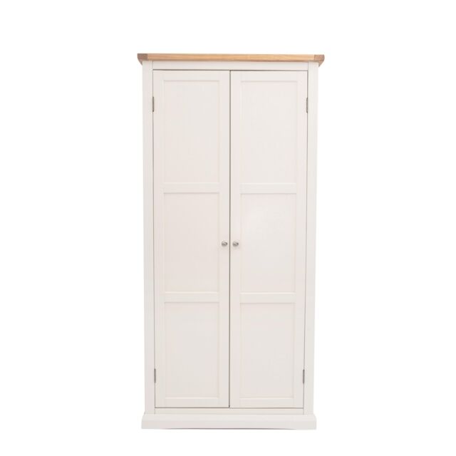 Cabinet Bits Castelli 2 Door Wardrobe Chrome Knob in Off-White - image 1