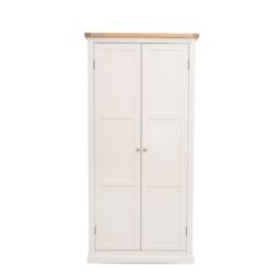 Cabinet Bits Castelli 2 Door Wardrobe Chrome Knob in Off-White - thumbnail 1