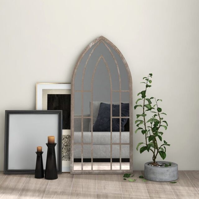 Berkfield Home Mirror Sand 100x45 cm Iron for Indoor Use in Beige - image 1