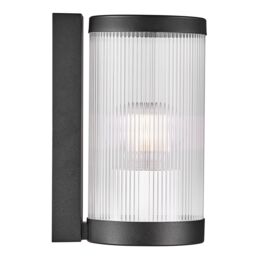 Nordlux Modern Outdoor Wall Light Black Plastic E27 Weatherproof - Mains Powered, IP54 - thumbnail 2