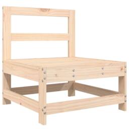 Berkfield Home 3 Piece Garden Lounge Set Solid Wood Pine in Brown - thumbnail 5