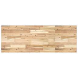 Berkfield Home Versatile Desk Top Untreated 140x50x2 cm Solid Wood Acacia in Brown - Size: 140 x 50 x 2 cm - thumbnail 2