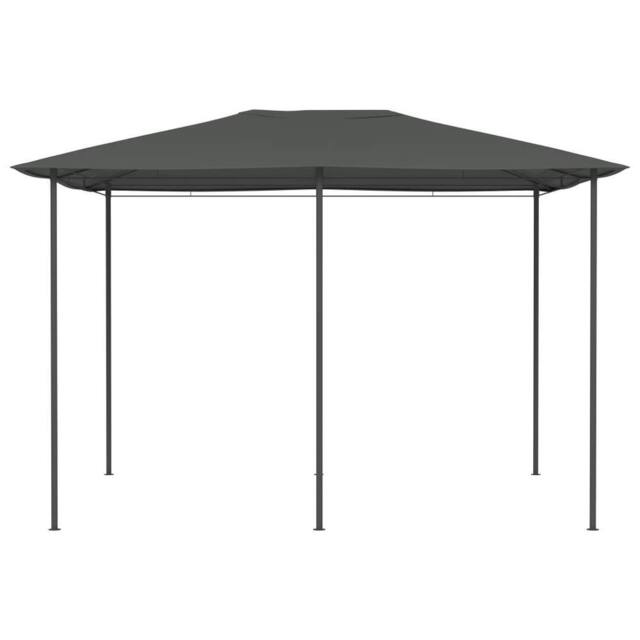 Berkfield Home Gazebo 3x4x2.6 m Anthracite 160 g/m ² in Black - image 1