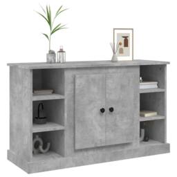 Berkfield Home Sideboard Concrete Grey 100x35.5x60 cm Engineered Wood - thumbnail 4
