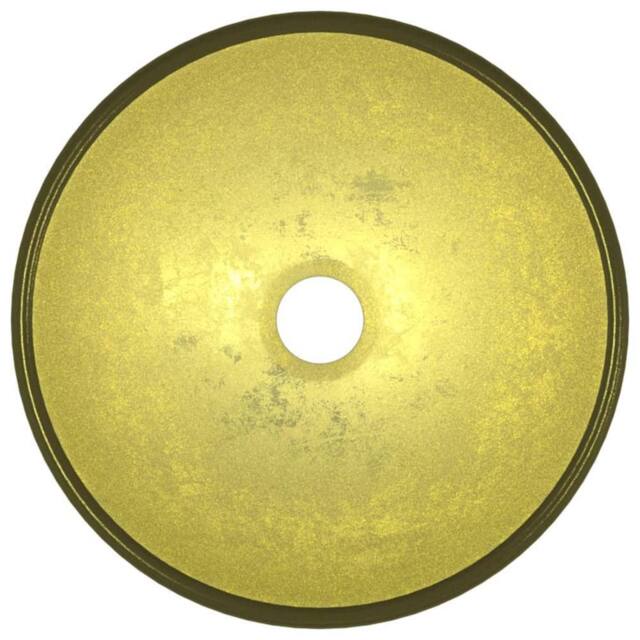 Berkfield Home Modern Basin Tempered Glass 30x12 cm Gold - image 1