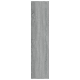 Berkfield Home Book Cabinet/Sideboard Grey Sonoma 66x30x130 cm Engineered Wood - Size: 66 x 30 x 130 cm - thumbnail 4