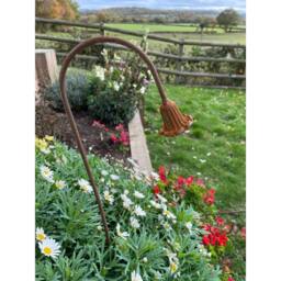 Poppyforge Bluebell Garden Art (Pack of 3) - Steel - W6 x H100 cm in Brown - thumbnail 2