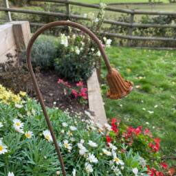 Poppyforge Bluebell Garden Art (Pack of 3) - Steel - W6 x H100 cm in Brown - thumbnail 3