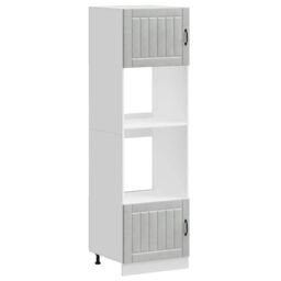 Berkfield Home Oven Cabinets 2 pcs Kalmar Concrete Grey Engineered Wood - thumbnail 2
