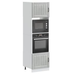 Berkfield Home Oven Cabinets 2 pcs Kalmar Concrete Grey Engineered Wood - thumbnail 1