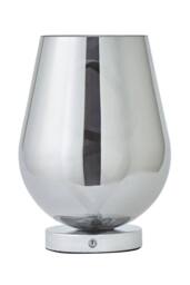 ValueLights Helix Smoked Glass Integrated LED Table Lamp in Mid Grey - thumbnail 6